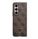 Guess 4G PU Lädertriangelfodral till Samsung Galaxy Z Fold 5 Brun
