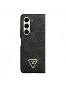 Guess 4G PU Lädertriangelfodral till Samsung Galaxy Z Fold 5 Svart