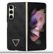 Guess 4G PU Lädertriangelfodral till Samsung Galaxy Z Fold 5 Svart