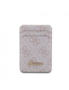 Guess 4G Metal Script MagSafe Cardslot Pink