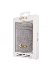 Guess 4G Metal Script MagSafe Cardslot Pink