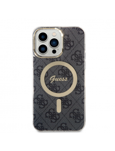 Guess 4G IML MagSafe Fodral för iPhone 14 Pro Max Svart