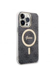 Guess 4G IML MagSafe Fodral för iPhone 14 Pro Max Svart