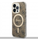 Guess 4G IML MagSafe Fodral för iPhone 14 Pro Brown
