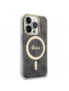 Guess 4G IML MagSafe Fodral för iPhone 14 Pro Svart