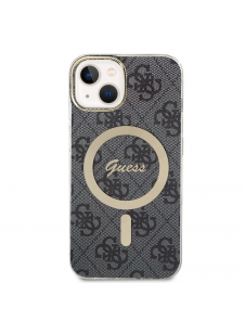 Guess 4G IML MagSafe Fodral för iPhone 14 Svart