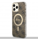 Guess 4G IML MagSafe Fodral för iPhone 13 Pro Max Brun