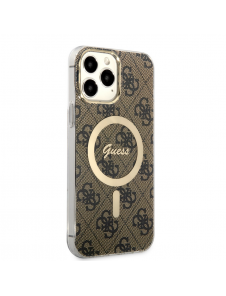 Guess 4G IML MagSafe Fodral för iPhone 13 Pro Max Brun