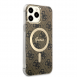 Guess 4G IML MagSafe Fodral för iPhone 13 Pro Max Brun