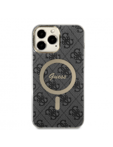 Guess 4G IML MagSafe Fodral för iPhone 13 Pro Max Svart