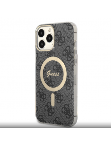 Guess 4G IML MagSafe Fodral för iPhone 13 Pro Max Svart