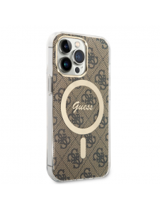 Guess 4G IML MagSafe Fodral för iPhone 13 Pro Brown