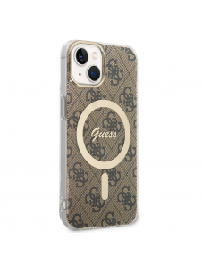 Guess 4G IML MagSafe Fodral för iPhone 13 Brun