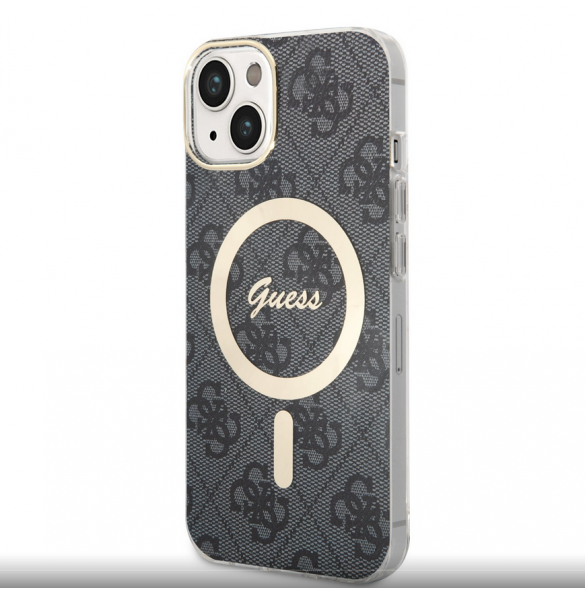 Guess 4G IML MagSafe Fodral för iPhone 13 Svart