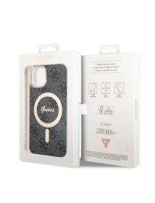 Guess 4G IML MagSafe Fodral för iPhone 13 Svart