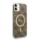 Guess 4G IML MagSafe Fodral för iPhone 11 Brun