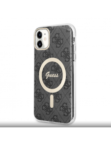 Guess 4G IML MagSafe Fodral för iPhone 11 Svart