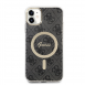 Guess 4G IML MagSafe Fodral för iPhone 11 Svart