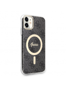 Guess 4G IML MagSafe Fodral för iPhone 11 Svart