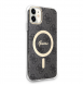 Guess 4G IML MagSafe Fodral för iPhone 11 Svart