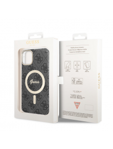 Guess 4G IML MagSafe Fodral för iPhone 11 Svart