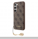 Guess 4G Charms-fodral till Samsung Galaxy S23+ Brun