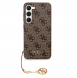 Guess 4G Charms-fodral till Samsung Galaxy S23+ Brun