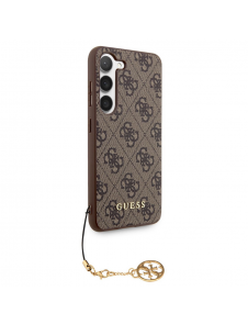 Guess 4G Charms-fodral till Samsung Galaxy S23+ Brun