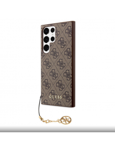 Guess 4G Charms-fodral till Samsung Galaxy S23 Ultra Brown