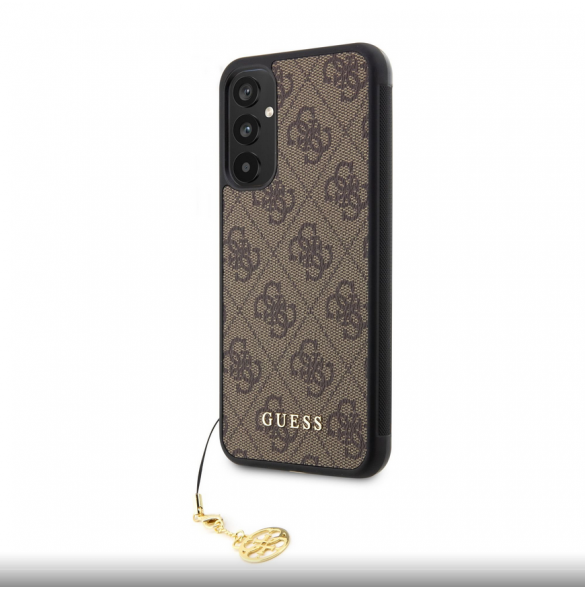 Guess 4G Charms-fodral till Samsung Galaxy A34 5G Brun