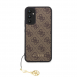 Guess 4G Charms-fodral till Samsung Galaxy A34 5G Brun