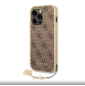 Guess 4G Charms-fodral till iPhone 14 Pro Brun