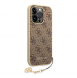 Guess 4G Charms-fodral till iPhone 14 Pro Brun