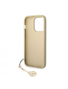 Guess 4G Charms-fodral till iPhone 14 Pro Brun