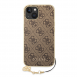 Guess 4G Charms-fodral till iPhone 14 Plus Brun