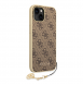 Guess 4G Charms-fodral till iPhone 14 Plus Brun
