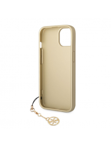 Guess 4G Charms-fodral till iPhone 14 Plus Brun