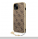 Guess 4G Charms-fodral till iPhone 14 Brun