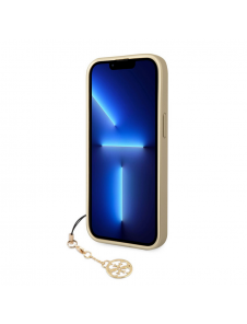 Guess 4G Charms-fodral till iPhone 14 Brun