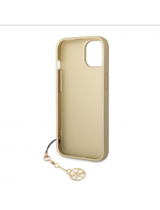 Guess 4G Charms-fodral till iPhone 14 Brun