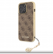 Guess 4G Charms-fodral till iPhone 13 Pro Max Brun