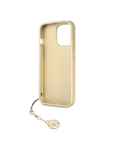 Guess 4G Charms-fodral till iPhone 13 Pro Max Brun