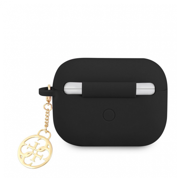 Guess 4G Charms Silikonfodral för AirPods Pro Black