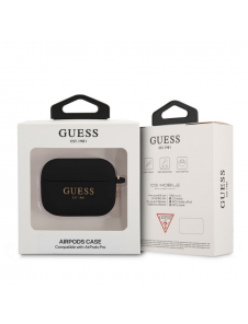 Guess 4G Charms Silikonfodral för AirPods Pro Black