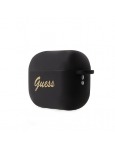 Guess 4G Charms Heart Silikonfodral för AirPods Pro 2 Black