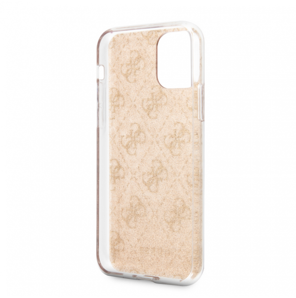 Guess 4G Glitter-fodral till iPhone 11 Gold