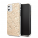 Guess 4G Glitter-fodral till iPhone 11 Gold