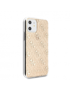 Guess 4G Glitter-fodral till iPhone 11 Gold