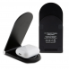 Karl Lagerfeld Aluminium Desktop Trådlös Magnetisk Laddare 2in1 Choupette NFT Svart