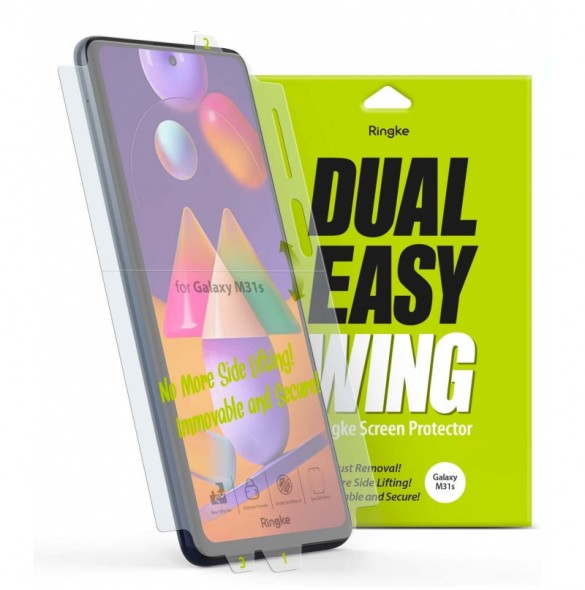 RINGKE DUAL EASY WING FULLSKÄDD SAMSUNG GALAXY M31S - 2 PACK